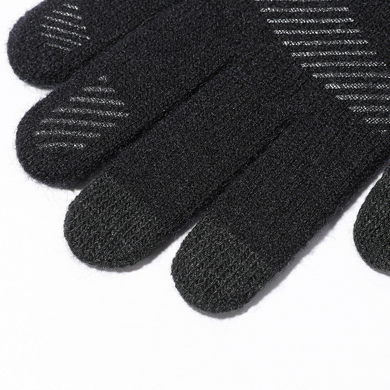 Thickened Arctic Fleece Knitted Wool Gloves