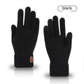 Fleece-lined Warm Wool Knitted Gloves